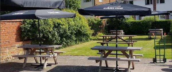 Garden at the Nelson Public House, Warwick