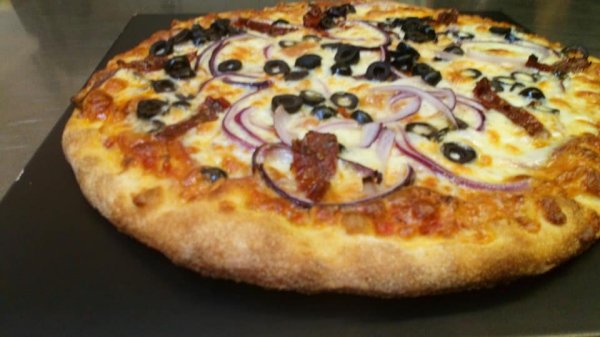 Pizzas at the Nelson Public House, Warwick